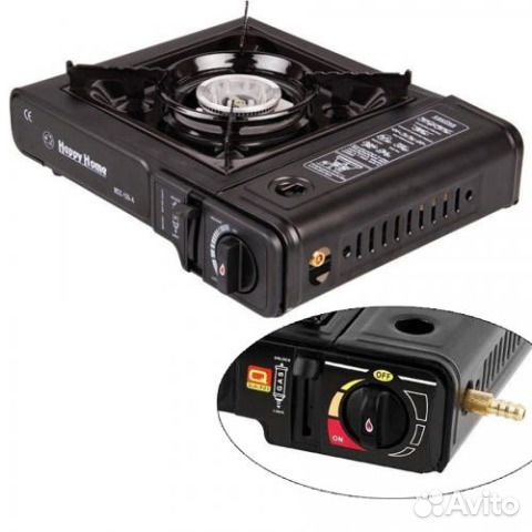 Новая Походная Газовая Плитка с переходником