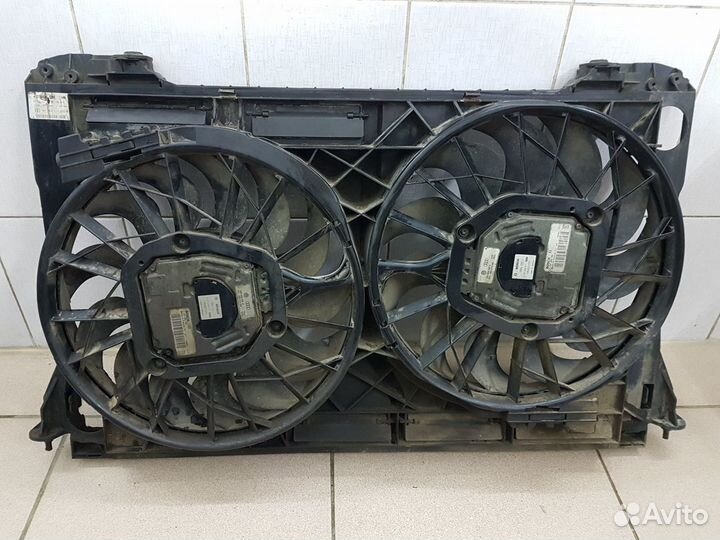 Диффузор в сборе с вентиляторами Audi A8 D3 S8 A8L