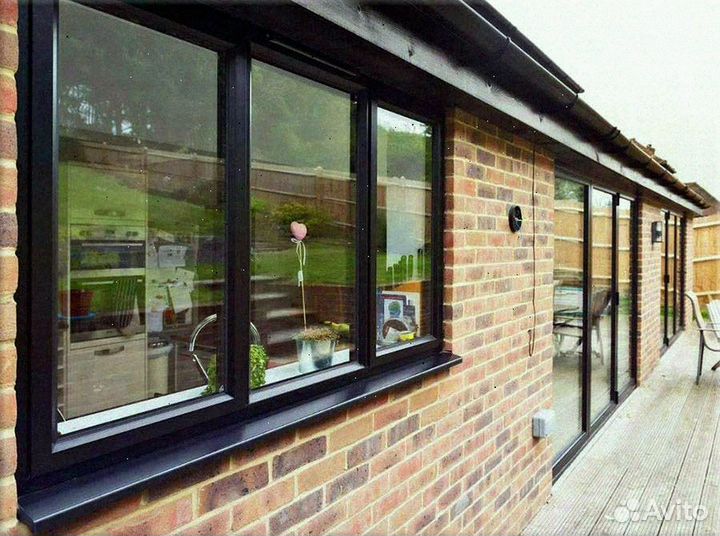 Окна алюминиевые