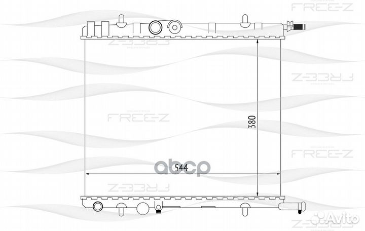 Радиатор KK0173 free-Z