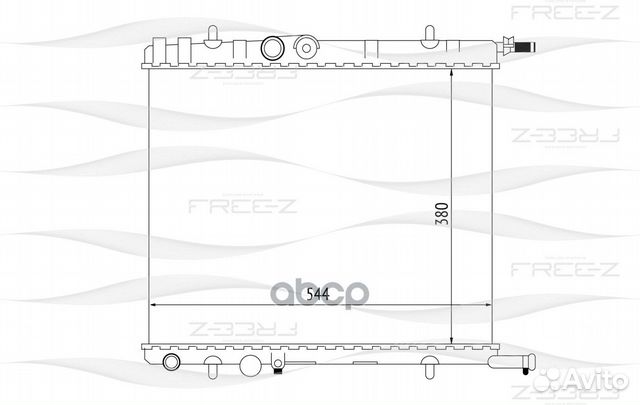 Радиатор KK0173 free-Z