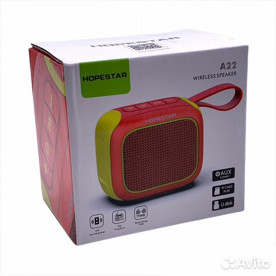 Портативная колонка hopestar A22 Red-Green