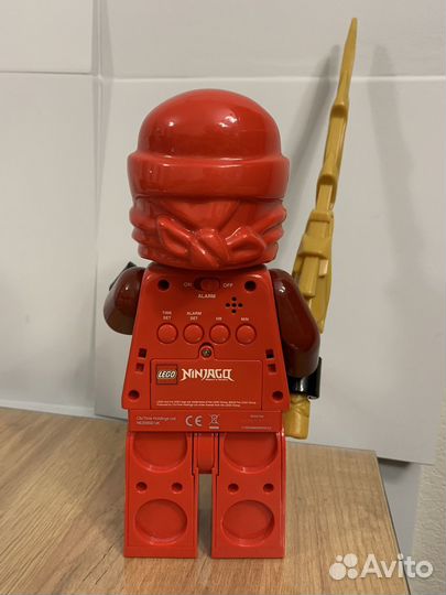 Lego Ninjago часы-будильник
