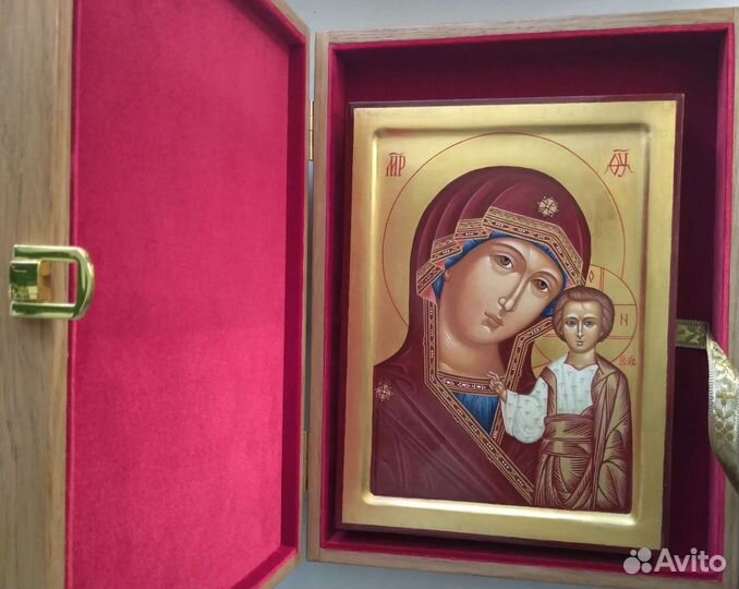 Икона Спаситель, Богородица рукописные