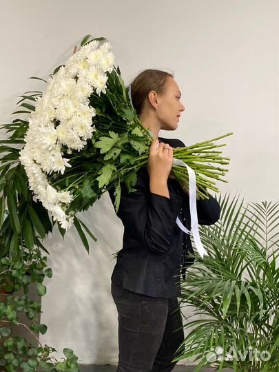 Букет из хризантем