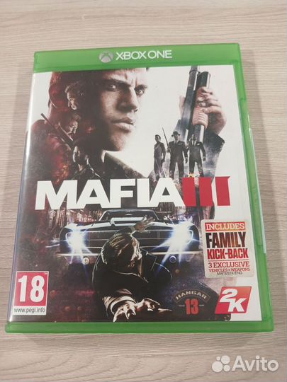 Диск на xbox one mafia 3 лицензия