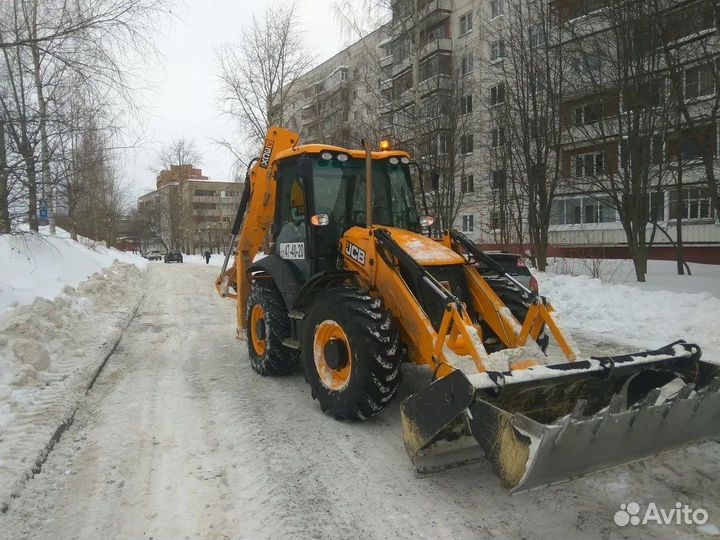 Аренда экскаватора jcb/ трактор/ чистка снега