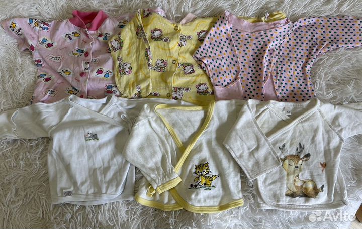 Вещи пакетом для новорожденной девочки