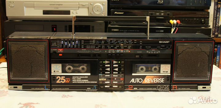 Sharp QT-94Z GF-7300 магнитолы 220в Япония