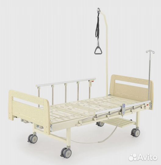 Медицинская кровать металическая с механизмом