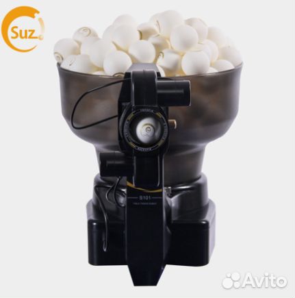Настольный робот для пинпонга Suz+100мячей