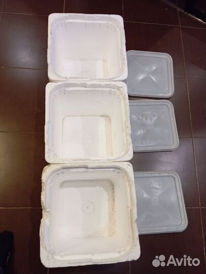 Термоконтейнер пенопластовый с крышкой