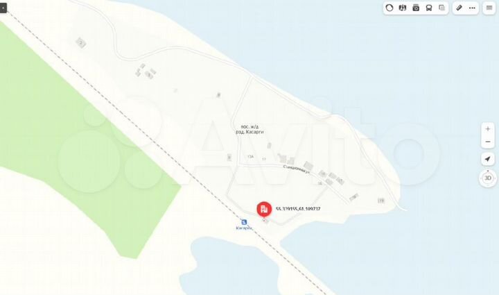 Нежилое помещение ж/д рзд. Касарги