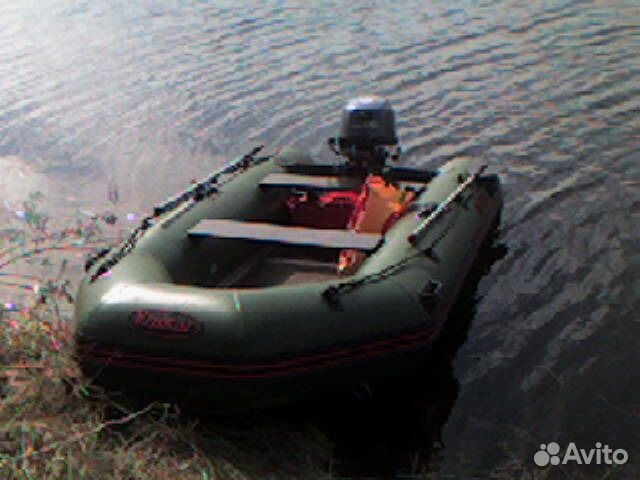 Лодка надувная с мотором