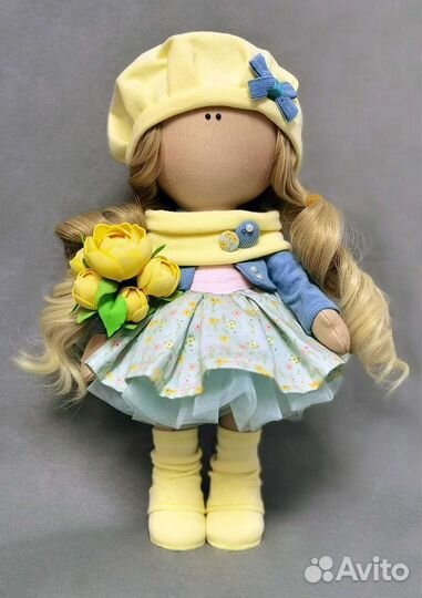 Интерьерная кукла ручной работы