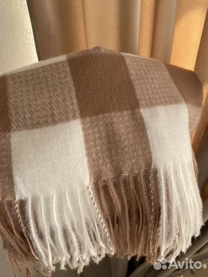 Шарф большой теплый палантин