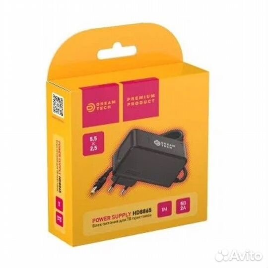 Блок питания HD8865 5V-2A 1M (5.5x2.5mm) dream