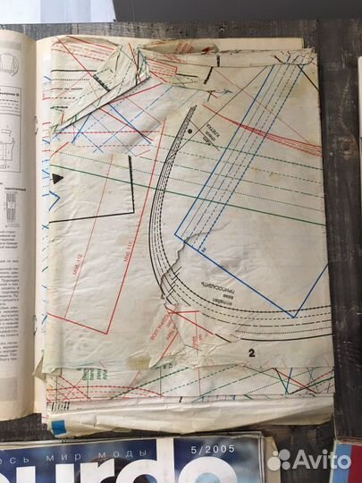 Журнал бурда моден 2003, 2004,2005,2006