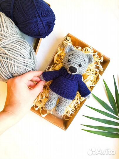 Вязаный мишка