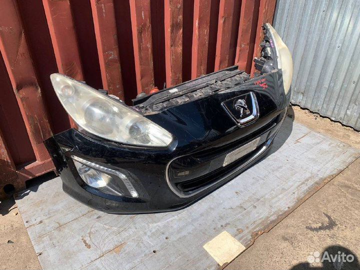 Передняя часть Пежо 308 рестайлинг галоген