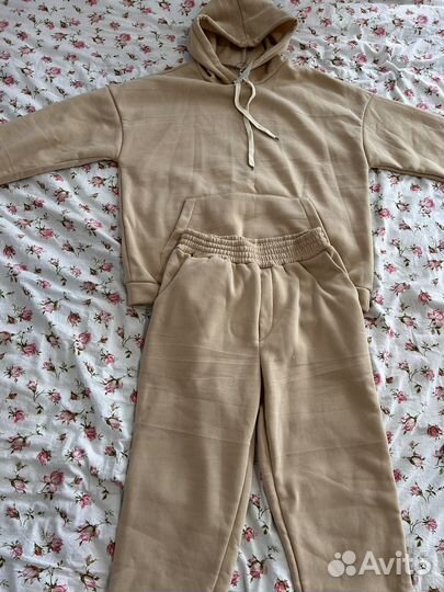 Костюм флисовый бежевый 46
