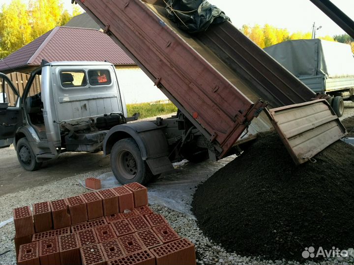 Песок Опгс Щебень Пгс 2 3 4 5 тонн грузоперевозки