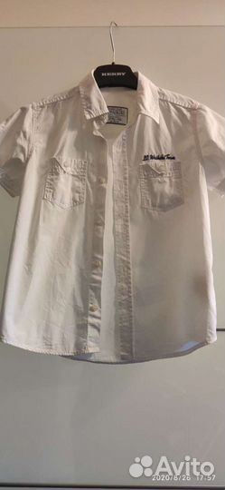 Рубашка белая waikiki 110-116