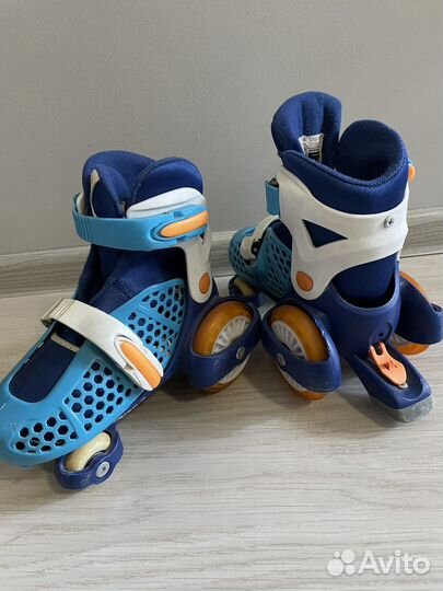 Роликовые коньки детские раздвижные