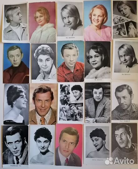 Открытки актеры кино