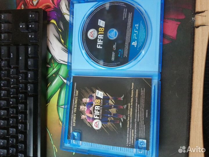 Диск FIFA 18 на ps4