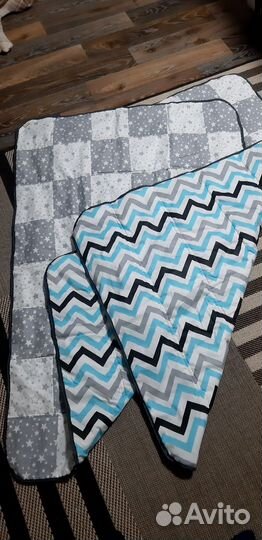Плед покрывало детское лоскутное