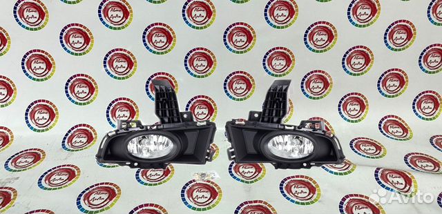 Фары птф Мазда 3, 1 поколение (комплект с кроншт)