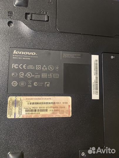 Ноутбук lenovo