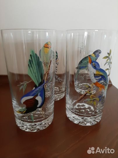 Стаканы чешское стекло, Bohemia