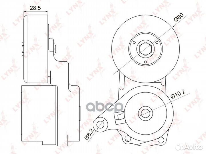 Натяжитель ремня навесного оборудования PT3024