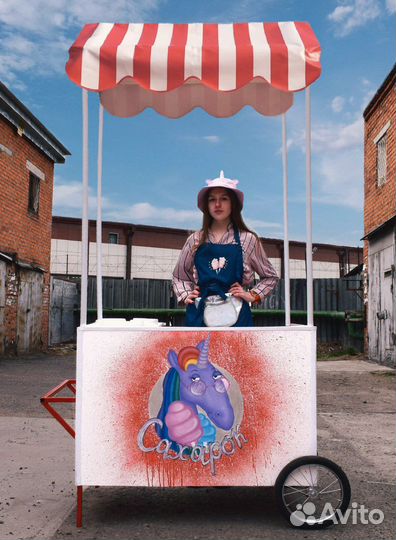 Тележка для аппарата сахарной ваты