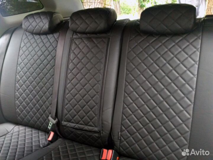 Чехлы эко кожа ромбик на все машины
