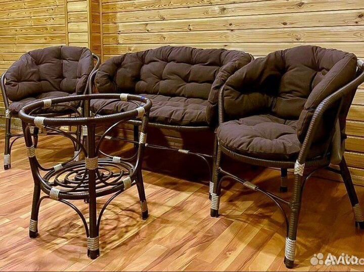 Мебель для сада из ротанга