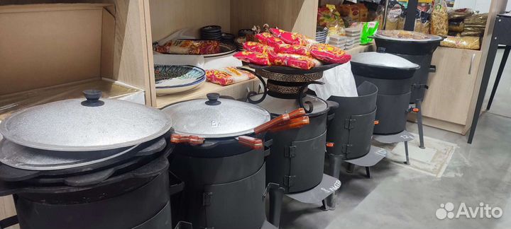 Казан чугунный узбекский