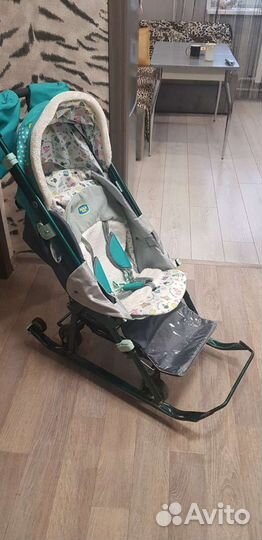 Коляска санки ника