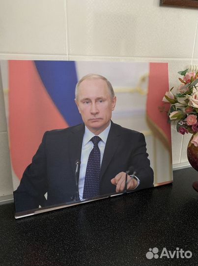Портрет Путина В.В., на холсте 60х80