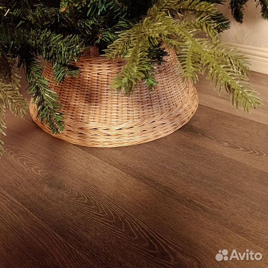 Юбка для елки плетеная