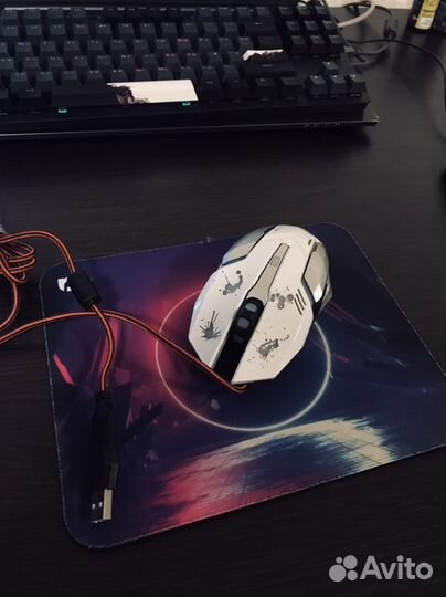 Игровая мышь проводная Ritmix