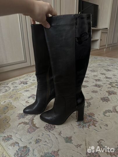 Сапоги женские натуральная кожа весна