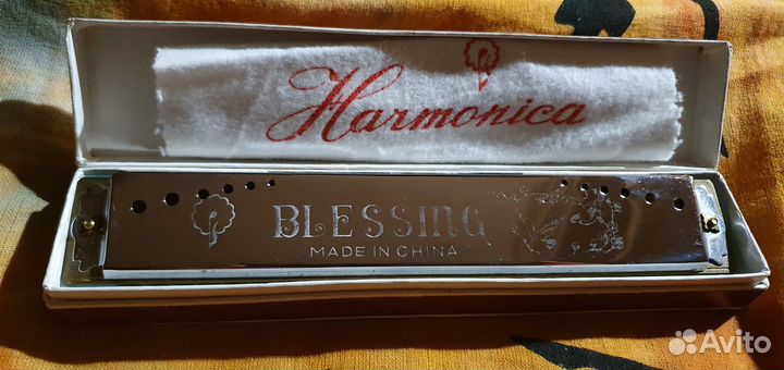 Губная гармошка Blessing harmonica винтаж