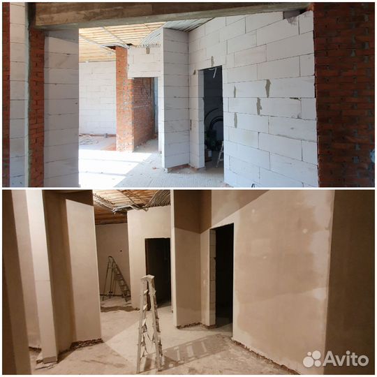 Механическая штукатурка стен