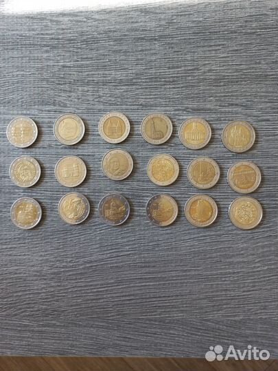 Монеты 2 евро юбилейные