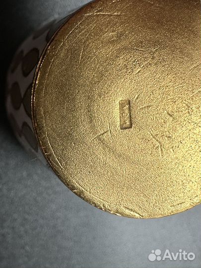 Стопки эмаль латунь золочение. СССР люм