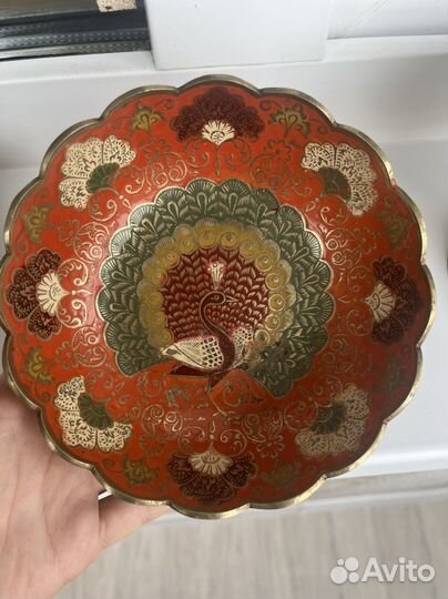 Ваза конфетница Индия СССР