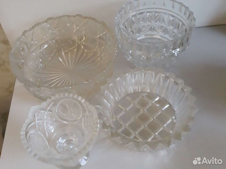 Вазы хрустальные СССР